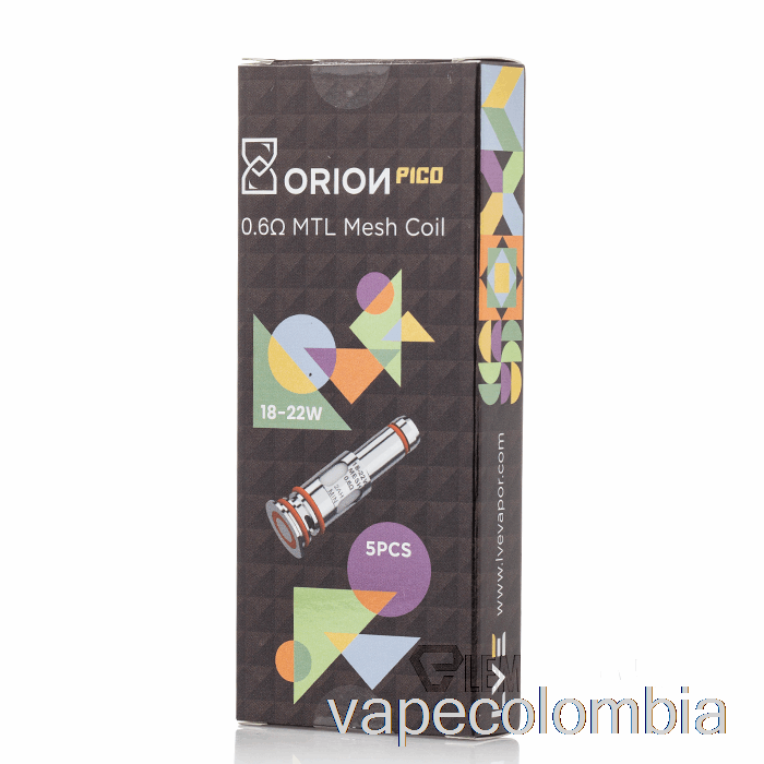 Kit Completo De Vape Bobinas De Repuesto Lve Orion Pico Bobinas De Malla Pico De 0.6ohm